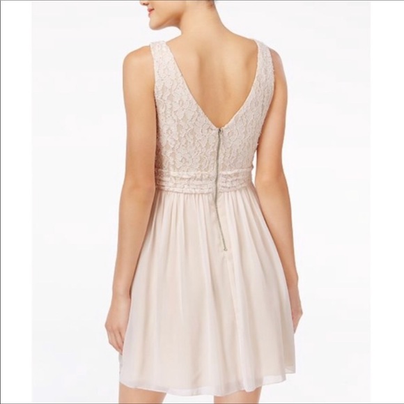 Boutique - Jr. Pink Blush lace Dress sz 3 - Picture 2 of 10